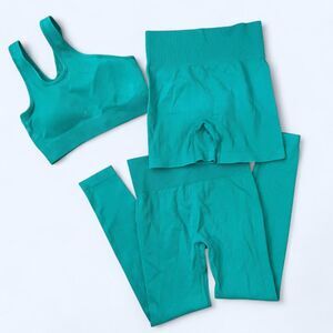 Unbranded‎ Women's Green and Blue Leggings